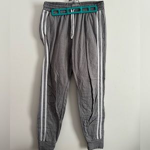 grey and white leggings/sweat pants, STREETWEAR SOCIETY